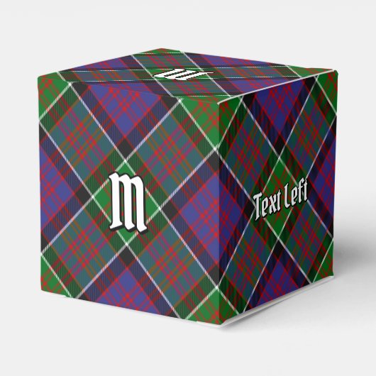 Clan MacDonald von Clanranald Tartan Gefälligkeits Geschenkschachtel (Rückseite)