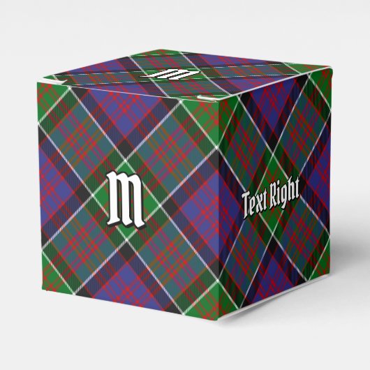Clan MacDonald von Clanranald Tartan Gefälligkeits Geschenkschachtel (Vorderseite)