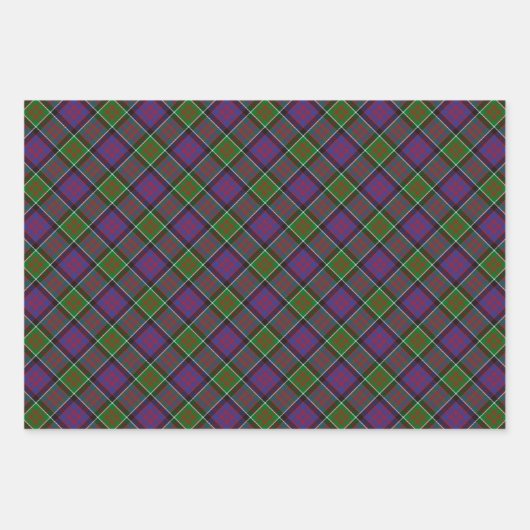Clan MacDonald von Clanranald Tartan Geschenkpapier Set (Vorderseite 2)
