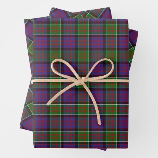 Clan MacDonald von Clanranald Tartan Geschenkpapier Set (Beispiel)