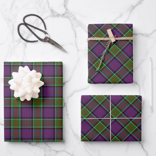 Clan MacDonald von Clanranald Tartan Geschenkpapier Set (Vorderseite)
