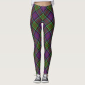 Clan MacDonald von Clanranald Tartan Leggings (Vorderseite)
