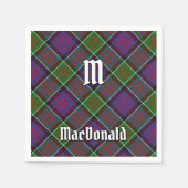 Clan MacDonald von Clanranald Tartan Napkins Serviette (Vorderseite)