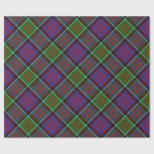 Clan MacDonald von Clanranald Tartan Wrapping Pape Geschenkpapier (Flach)