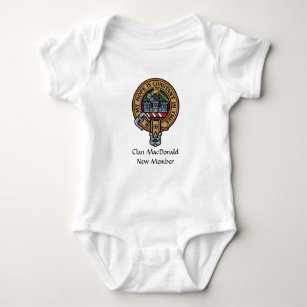 Clan MacDonald von Clanranald Wappen Baby Bodysuit Baby Strampler