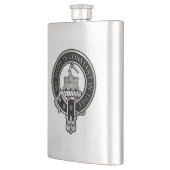 Clan MacDonald von Clanranald Wappen Flask Flachmann (Links)