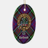Clan MacDonald von Clanranald Wappen Keramik Ornament (Rechts)