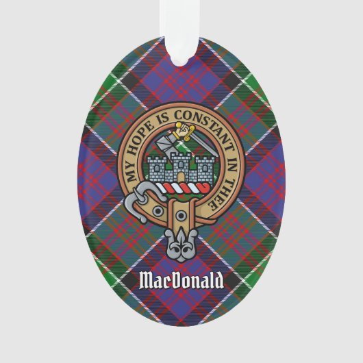 Clan MacDonald von Clanranald Wappen Ornament (Vorderseite)