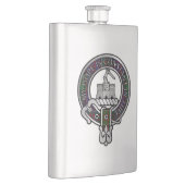 Clan MacDonald von Clanranald Wappen & Tartan Flachmann (Rechts)