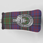 Clan MacDonald von Clanranald Wappen & Tartan Golf Headcover (Vorderseite)