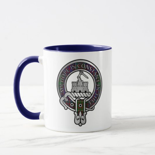 Clan MacDonald von Clanranald Wappen & Tartan Tasse (Links)
