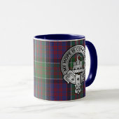 Clan MacDonald von Clanranald Wappen & Tartan Tasse (VorderseiteRechts)