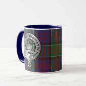 Clan MacDonald von Clanranald Wappen & Tartan Tasse (Vorderseite Links)