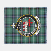 Clan MacDonald von den Inseln jagen antiker Macdon Fleecedecke (Vorderseite (Horizontal))