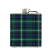 Clan MacDonald von der Isles Tartan Monogram Flachmann (Rückseite)