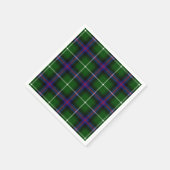 Clan MacDonald von der Isles Tartan Serviette (Ecke)