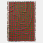 Clan MacDonald von Glencoe Tartan Decke (Vorderseite Vertikal)