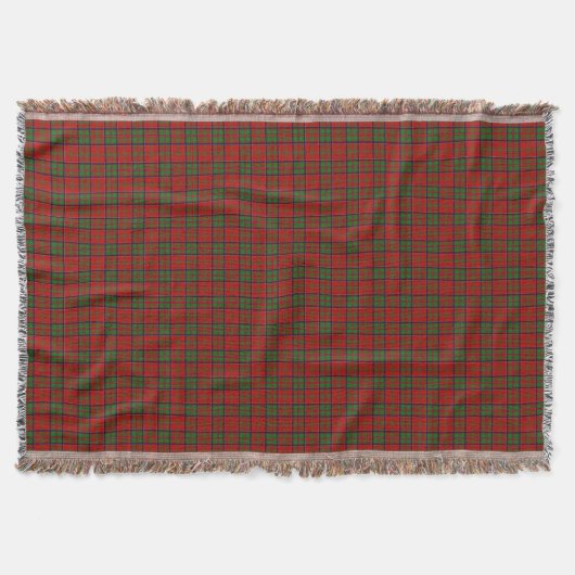 Clan MacDonald von Glencoe Tartan Decke (Vorderseite)