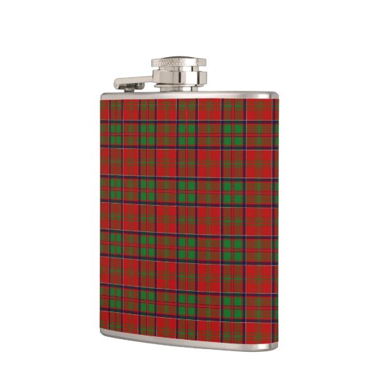 Clan MacDonald von Glencoe Tartan Flachmann (Links)