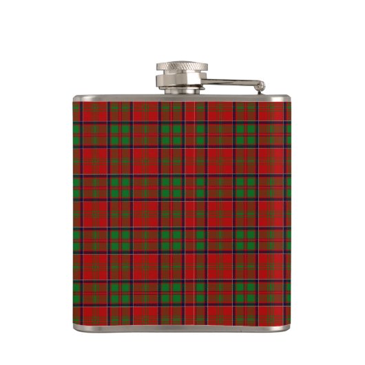 Clan MacDonald von Glencoe Tartan Flachmann (Rückseite)