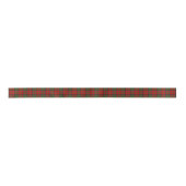 Clan MacDonald von Glencoe Tartan Satinband (Vorderseite)