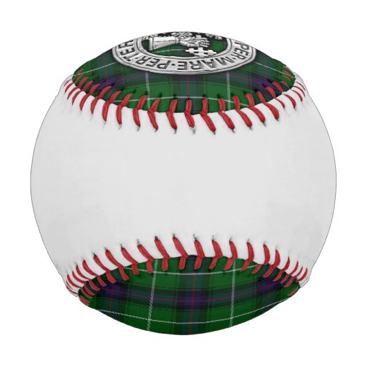 Clan MacDonald von Isles Wappen & Tartan Baseball (Rückseite)