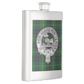 Clan MacDonald von Isles Wappen & Tartan Flachmann (Rechts)