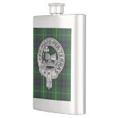 Clan MacDonald von Isles Wappen & Tartan Flachmann (Links)