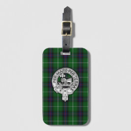 Clan MacDonald von Isles Wappen & Tartan Gepäckanhänger