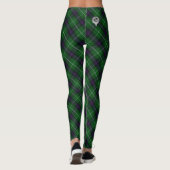 Clan MacDonald von Isles Wappen & Tartan Leggings (Rückseite)