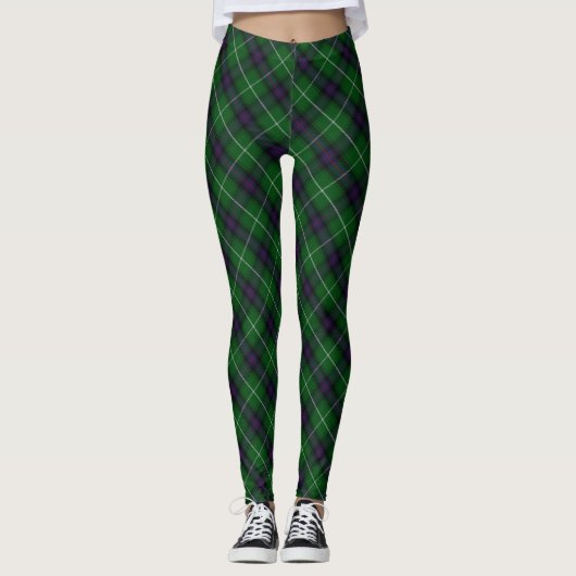 Clan MacDonald von Isles Wappen & Tartan Leggings (Vorderseite)