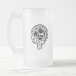 Clan MacDonald von Isles Wappen & Tartan Mattglas Bierglas