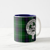 Clan MacDonald von Isles Wappen & Tartan Zweifarbige Tasse (VorderseiteRechts)