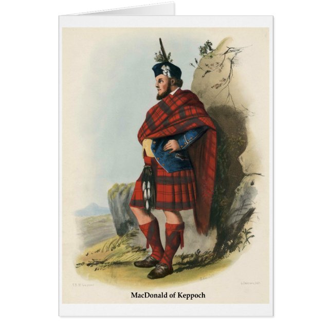 Clan MacDonald von Keppoch (Vorne)