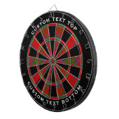 Clan MacDonald von Keppoch Tartan Dart Board Dartscheibe (Vorderseite rechts)