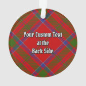 Clan MacDonald von Keppoch Tartan Ornament (Rückseite)