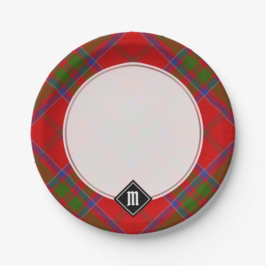 Clan MacDonald von Keppoch Tartan Paper Tellers Pappteller (Vorderseite)