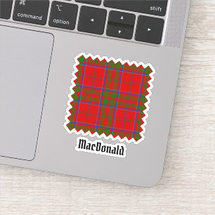 Clan MacDonald von Keppoch Tartan Sticker