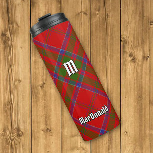 Clan MacDonald von Keppoch Tartan Thermal Tumbler Thermosbecher