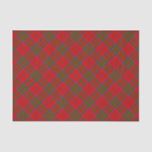 Clan MacDonald von Keppoch Tartan Tissue Paper Seidenpapier (Vorderseite)