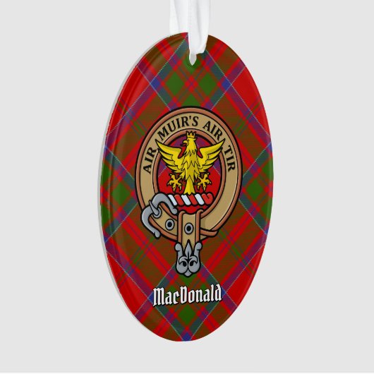 Clan MacDonald von Keppoch Wappen Ornament (Vorderseite)