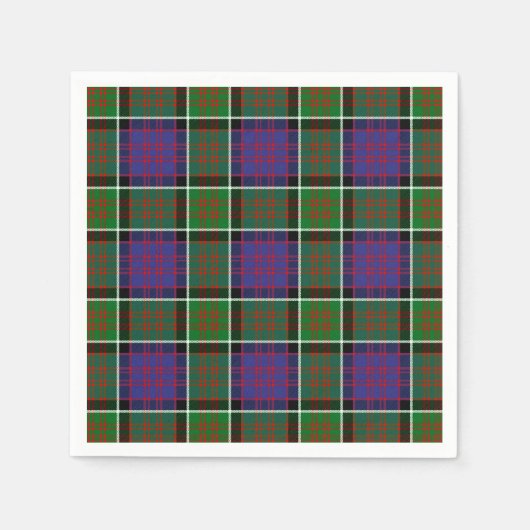 Clan MacDonald von Ranald Tartan Serviette (Vorderseite)