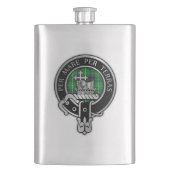 Clan MacDonald Wappen Flask Flachmann (Vorderseite)