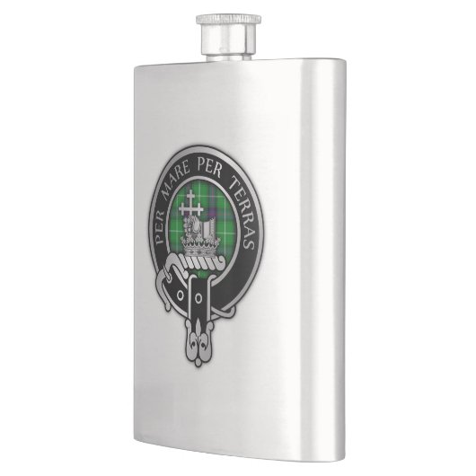 Clan MacDonald Wappen Flask Flachmann (Links)