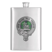 Clan MacDonald Wappen Flask Flachmann (Vorderseite)