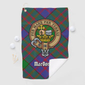 Clan MacDonald Wappen Golfhandtuch (Insitu)