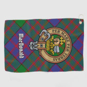 Clan MacDonald Wappen Golfhandtuch (Horizontal)