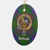 Clan MacDonald Wappen Keramik Ornament (Links)