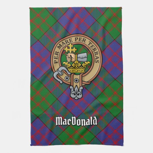 Clan MacDonald Wappen Küchentücher (Vertikal)