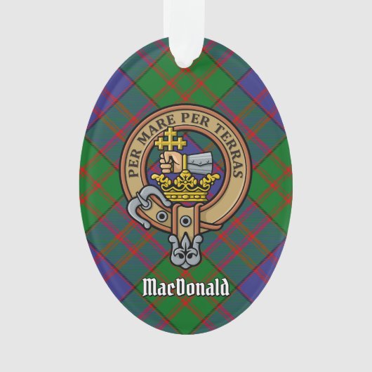 Clan MacDonald Wappen Ornament (Vorderseite)
